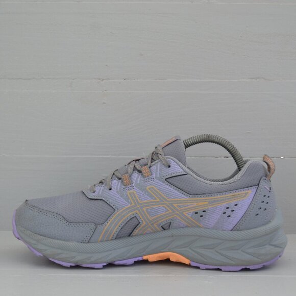 Asics Gray Purple Sneakers Gel-Venture 9 Women's 10 Sheet Rock Summer Dune - Picture 7 of 10